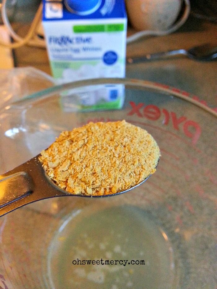 Nooch in the Egg White Omelette