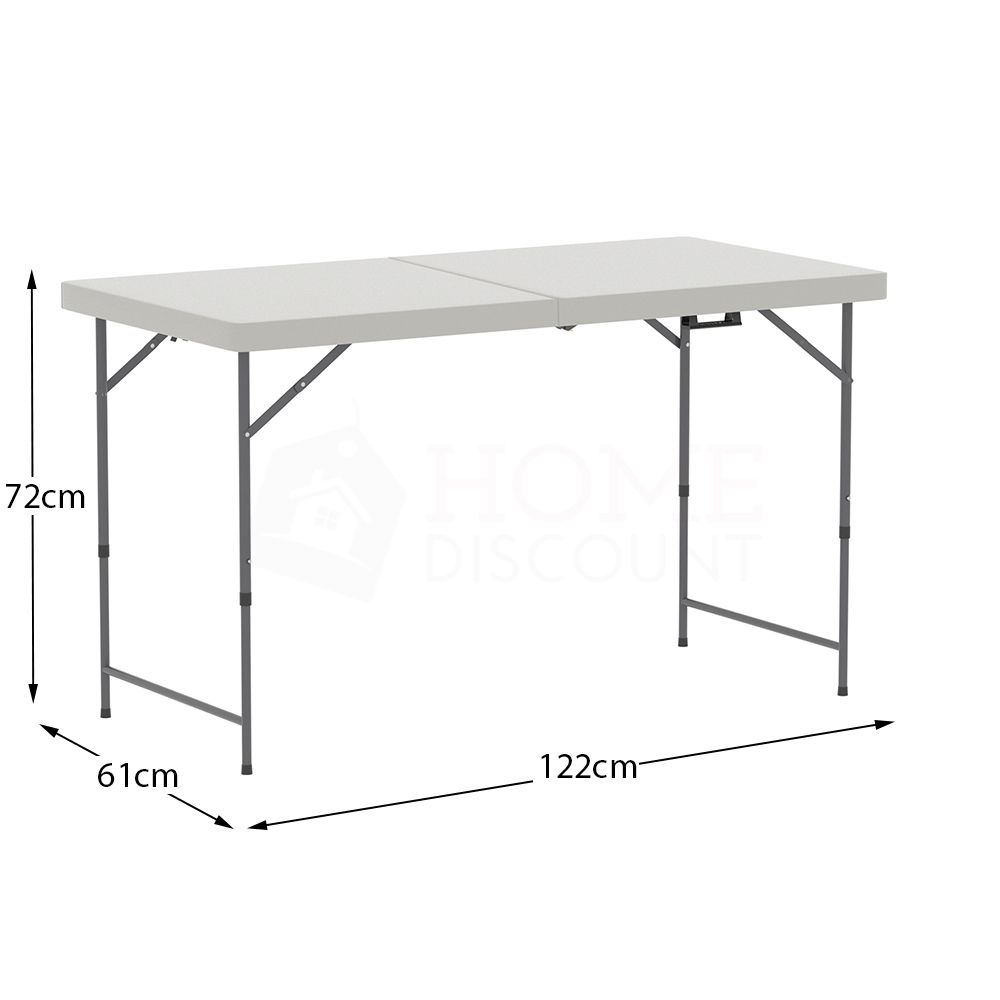 Table pliante Heavy Duty Chevalet Party Camping Picnic BBQ stand jardin 4 5 6 ft environ 1.83 m