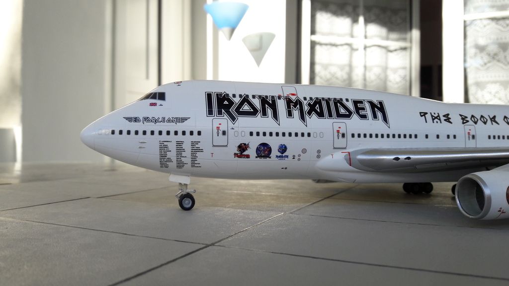 Iron Maiden Ed Force One Boeing 747 400 Revell 1 144 Ready For Inspection Aircraft Britmodeller Com