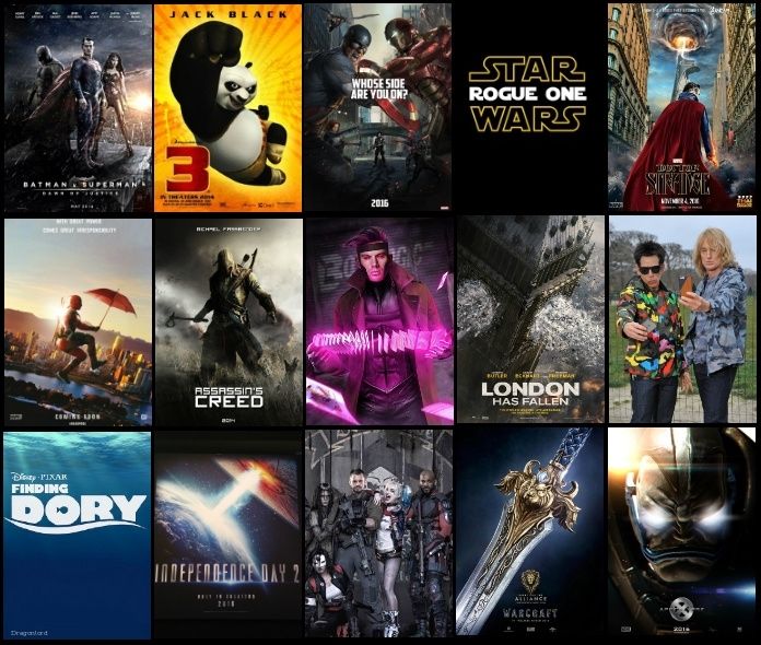 Upcoming Cgi Movies 2016