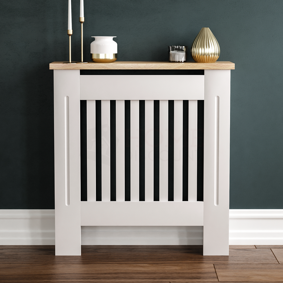 Radiator Cover White Unfinished Modern Traditional Wood Grill