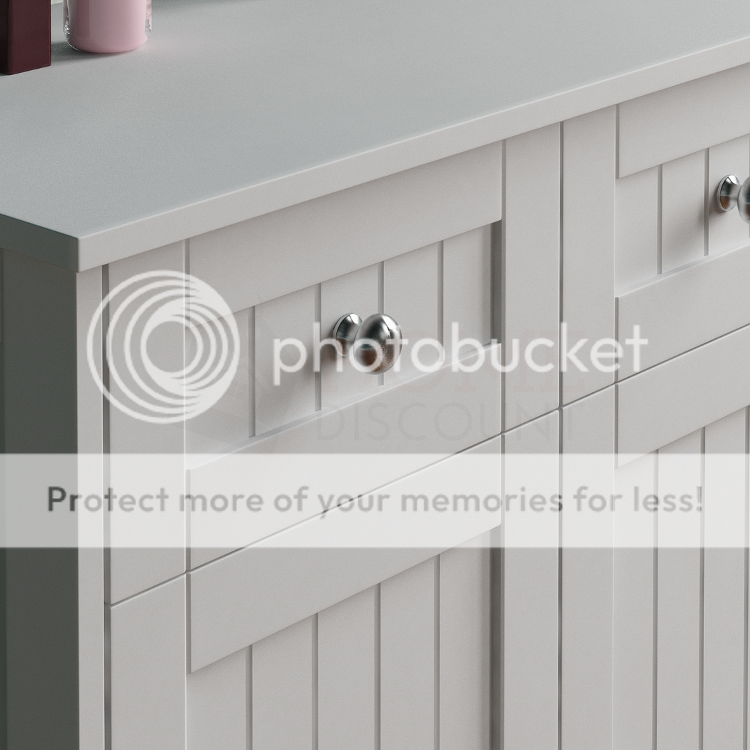 Priano Bathroom Cabinet Door Drawer Wall Mounted Storage Free