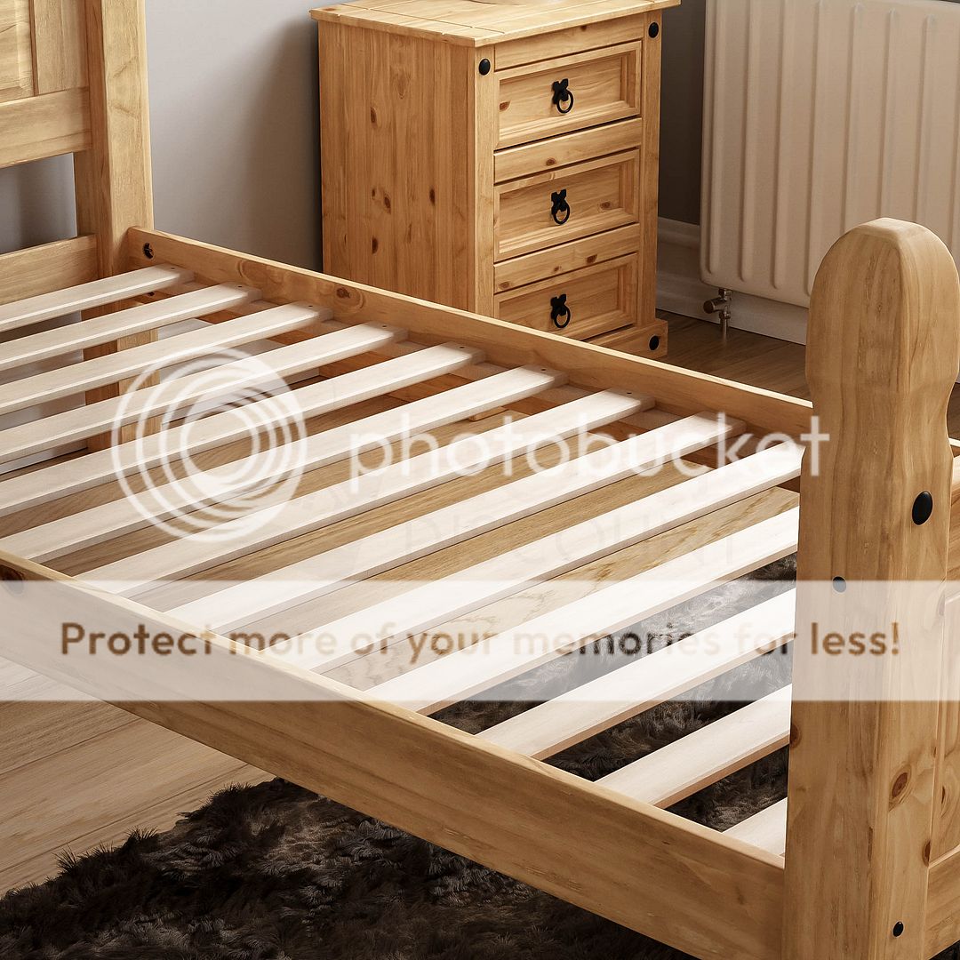 Corona Chest of Drawers Wardrobe Bed Mexican Solid Waxed Pine Bedroom