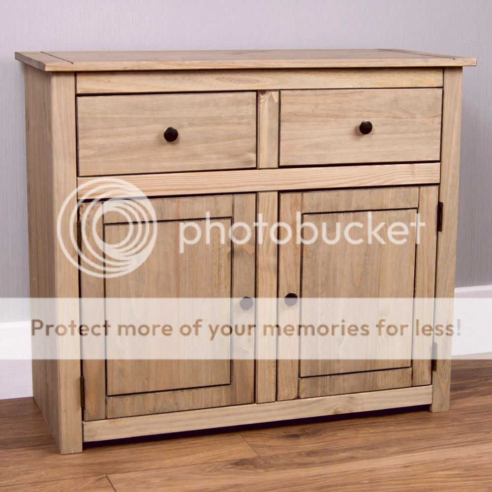 Panama Sideboard 2 Schubladen 2 Türen Schlafzimmer Flur Schrank Kommode